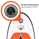 WIND HAWK - Inflatable Wingsurf Board With FOOTSTRAPE